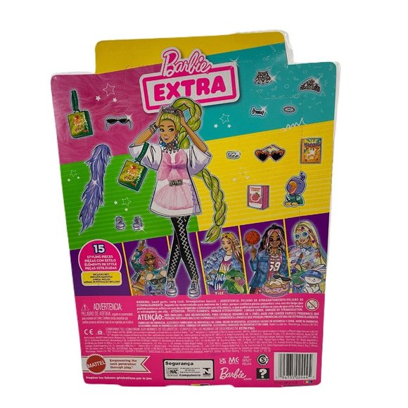 Barbie Extra #11 oversized tee & leggings with pet parrot BRAND NEW! - Picture 2 of 2